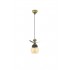 LedDevi Tekli Modern Tarz Kayık Model Metal Camlı Sarkıt Avize